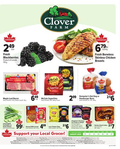 Clover Farm (ON) Flyer August 21 to 27
