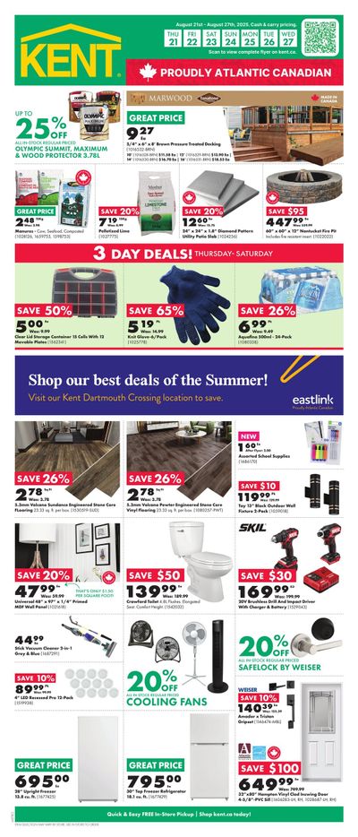 Kent Building Supplies Flyer August 21 to 27