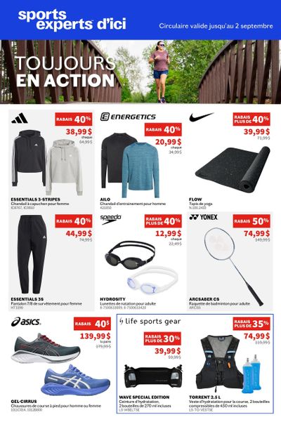 Sports Experts Flyer August 20 to September 2