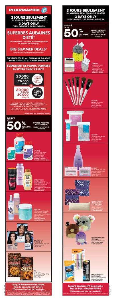 Pharmaprix Flyer August 22 to 28