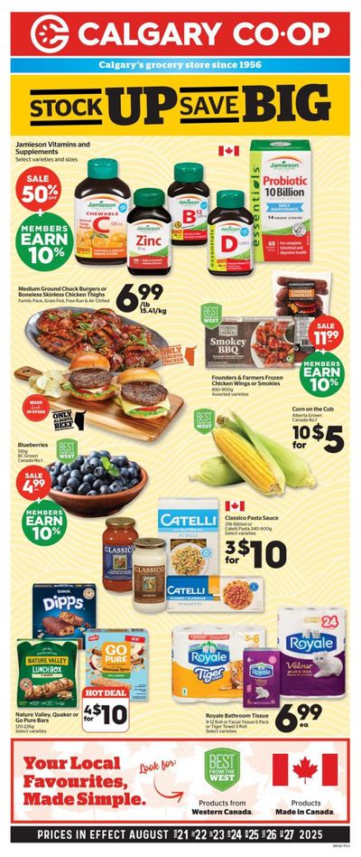 Calgary Co-op Flyer August 21 to 27