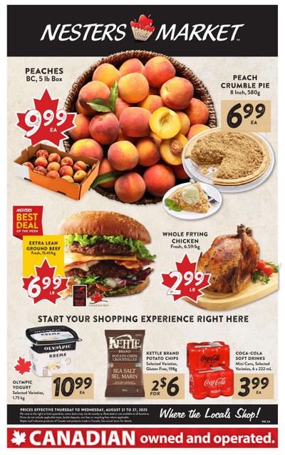 Nesters Market Flyer August 21 to 27