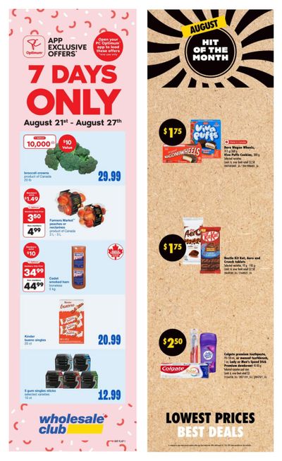 Wholesale Club (ON) Flyer August 21 to September 10