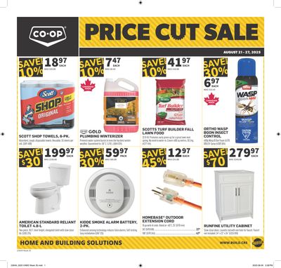 Co-op (West) Home Centre Flyer August 21 to 27