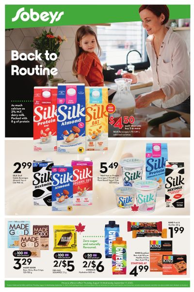 Sobeys (Atlantic) Wellness Flyer August 14 to September 17