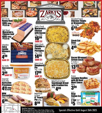 Zarky's Flyer August 20 to 26