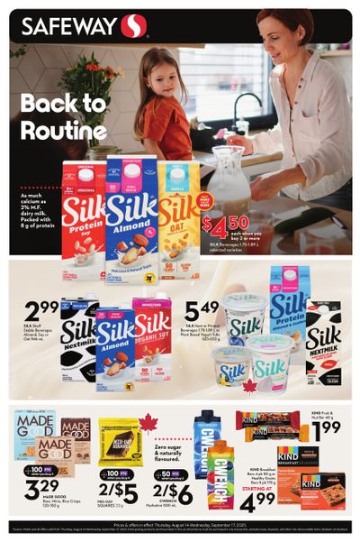 Safeway (BC) Wellness Flyer August 14 to September 17