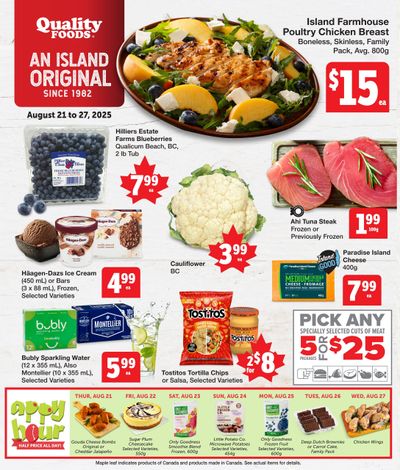 Quality Foods Flyer August 21 to 27