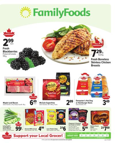 Family Foods Flyer August 21 to 27