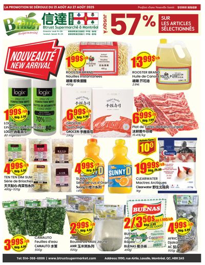 Btrust Supermarket (Montreal) Flyer August 21 to 27