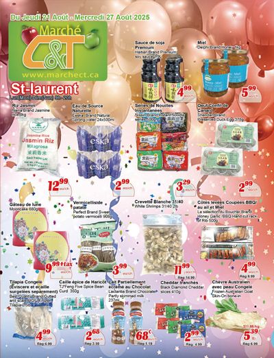 Marche C&T (St. Laurent) Flyer August 21 to 27