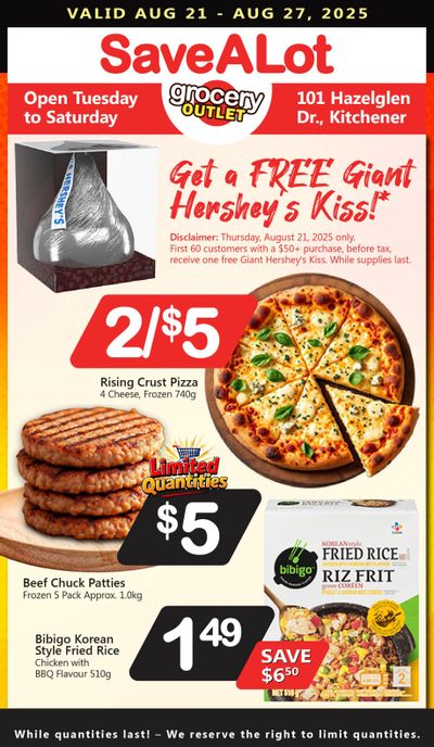 SaveALot Grocery Outlet Flyer August 21 to 27