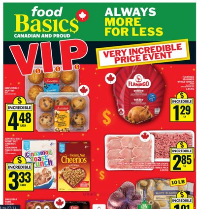 Food Basics Ontario Flyer Deals August 21st -27th