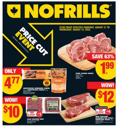No Frills Ontario Flyer Deals August 21st – 27th