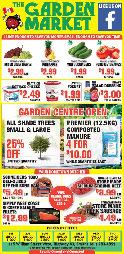 The Garden Market Flyer June 19 to 25