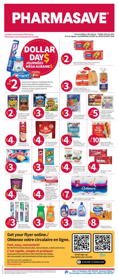Pharmasave (NB) Flyer August 22 to 28