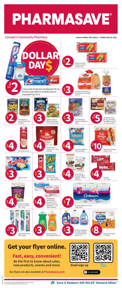 Pharmasave (Atlantic) Flyer August 22 to 28
