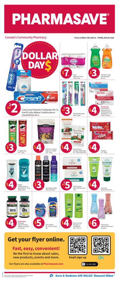 Pharmasave (West) Flyer August 22 to 28