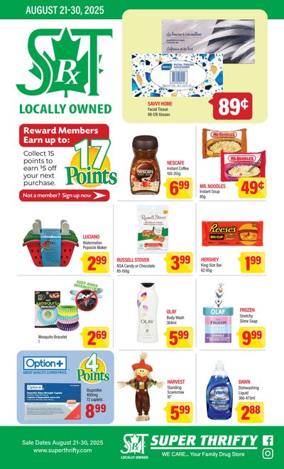 Super Thrifty Flyer August 21 to 30