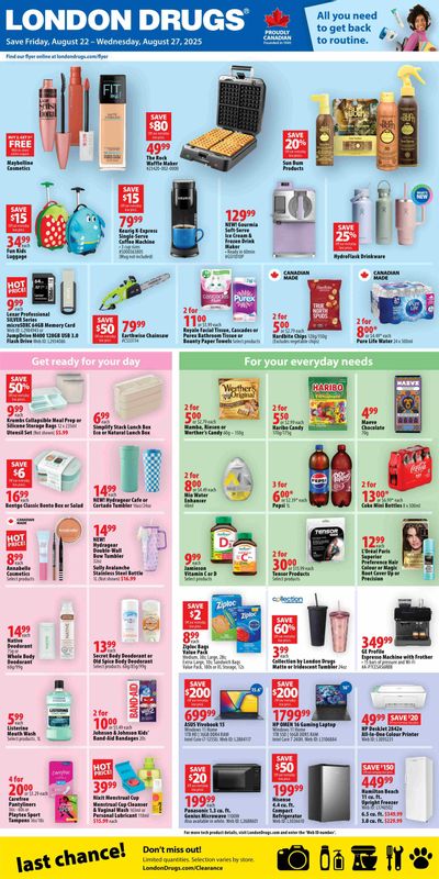 London Drugs Weekly Flyer August 22 to 27