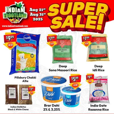 Indian Frootland (Guelph & Cambridge) Flyer August 21 to 31