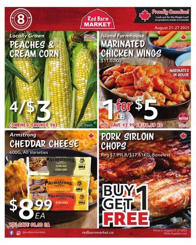 Red Barn Market Flyer August 21 to 27