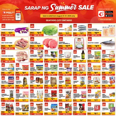 Seafood City Supermarket (ON) Flyer August 21 to 27