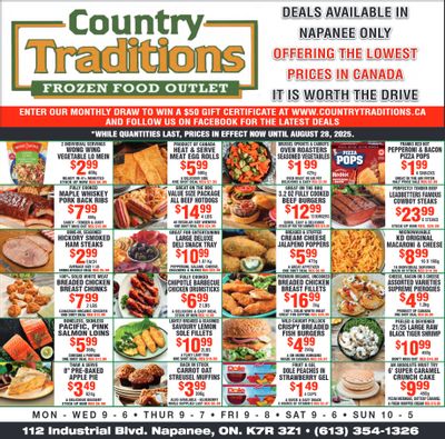 Country Traditions Flyer August 21 to 28