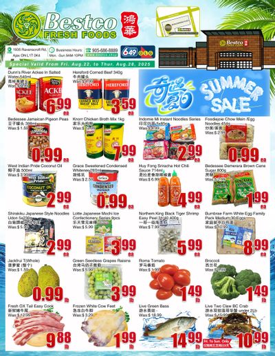 BestCo Food Mart (Ajax) Flyer August 22 to 28