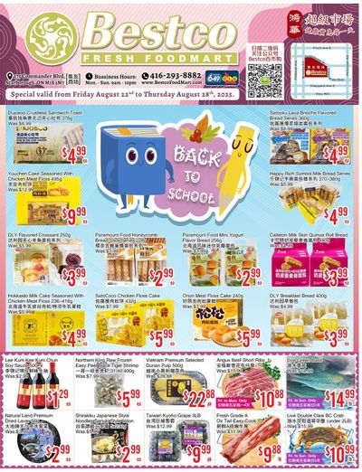 BestCo Food Mart (Scarborough) Flyer August 22 to 28