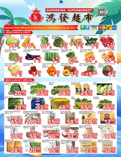 Superking Supermarket (North York) Flyer August 22 to 28