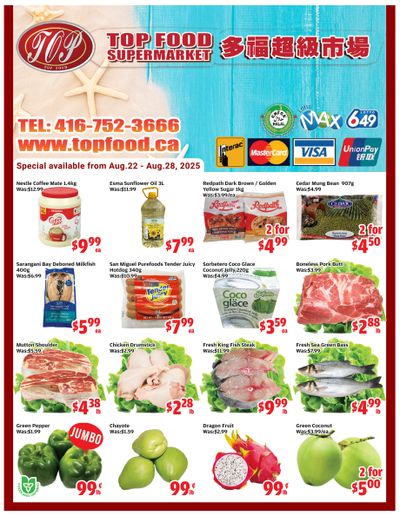 Top Food Supermarket Flyer August 22 to 28