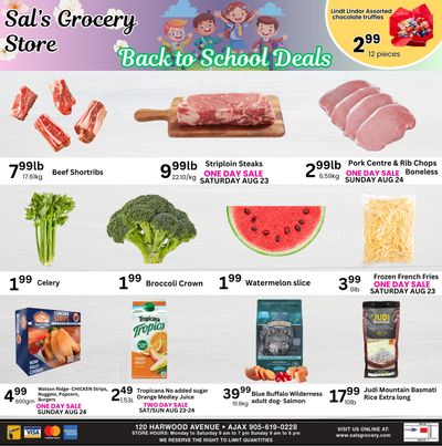 Sal's Grocery Flyer August 22 to 28