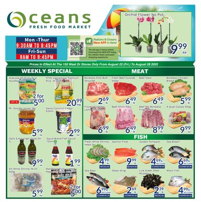 Oceans Fresh Food Market (Brampton) Flyer August 22 to 28