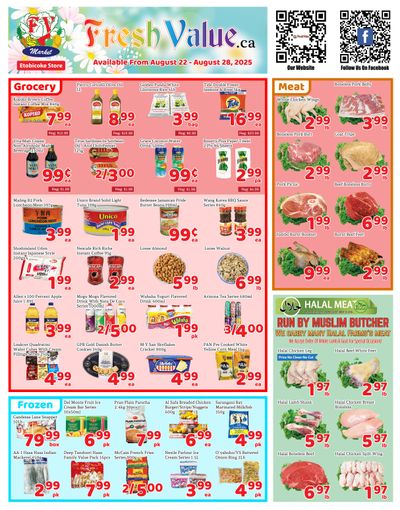 Fresh Value (Etobicoke) Flyer August 22 to 28