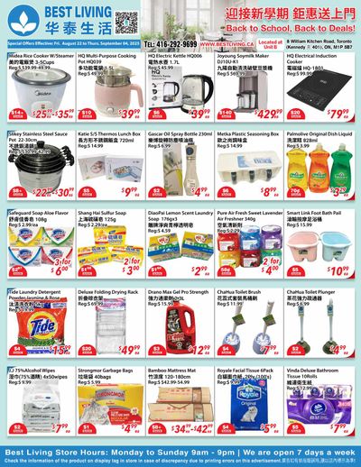 Best Living Flyer August 22 to September 4