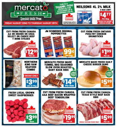 Mercato Fresh Flyer August 22 to 28