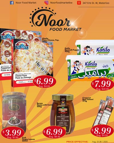 Noor Food Market Flyer August 22 to 28