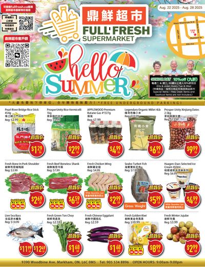 Full Fresh Supermarket Flyer August 22 to 28