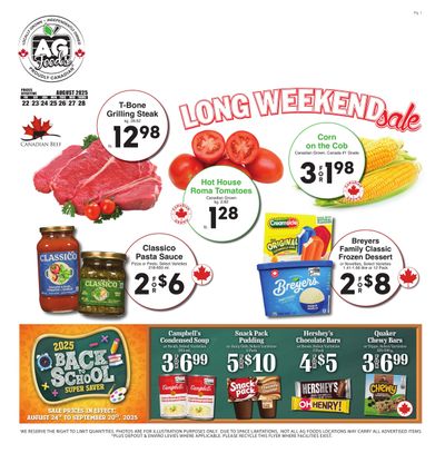AG Foods Flyer August 22 to 28
