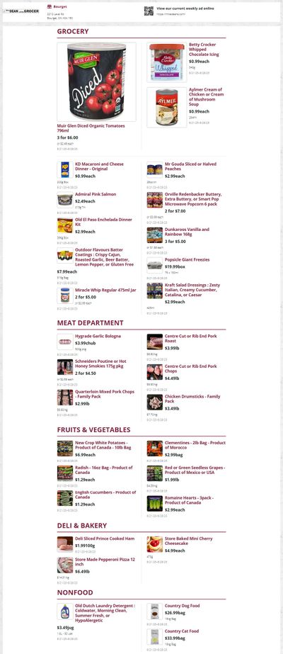 Mike Dean Local Grocer Flyer August 22 to 28