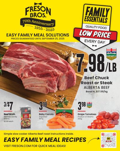 Freson Bros. Flyer August 29 to September 4