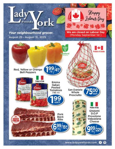 Lady York Foods Flyer August 25 to 31