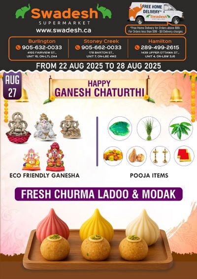Swadesh Supermarket Flyer August 22 to 28