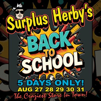 Surplus Herby’s Flyer August 25 to 31