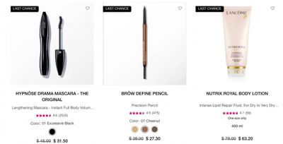 Lancome Canada: 30% off Last Chance Products + 20% off Bundles + More