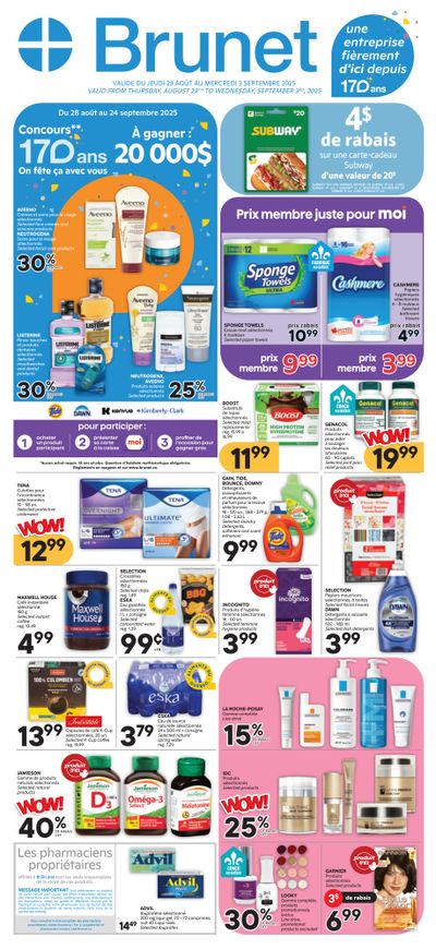 Brunet Flyer August 28 to September 3