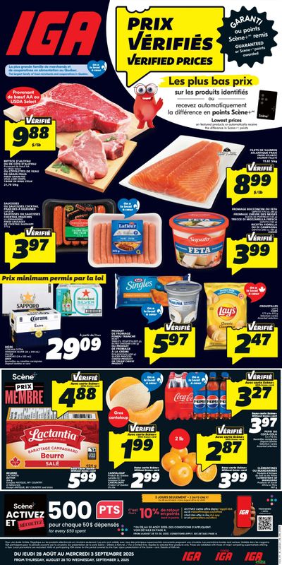 IGA (QC) Flyer August 28 to September 3