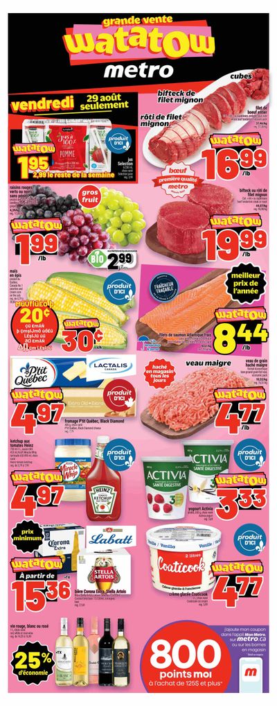Metro (QC) Flyer August 28 to September 3