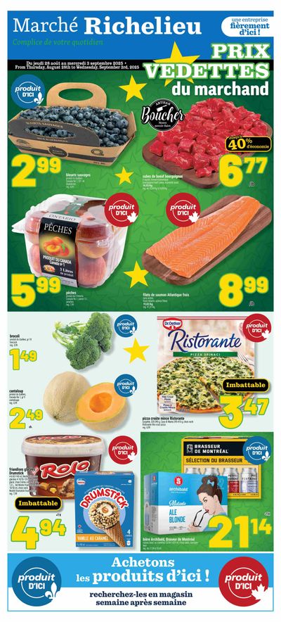 Marche Richelieu Flyer August 28 to September 3
